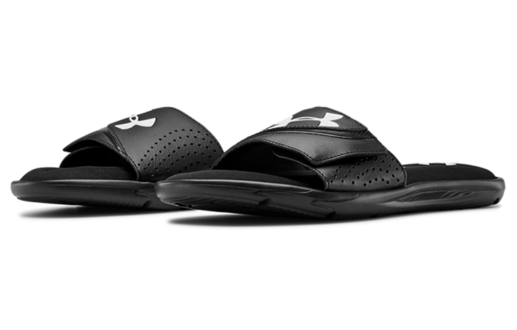 Shop Under Armour Ignite 6 Slide ''Nero Bianco'' 3022711-003