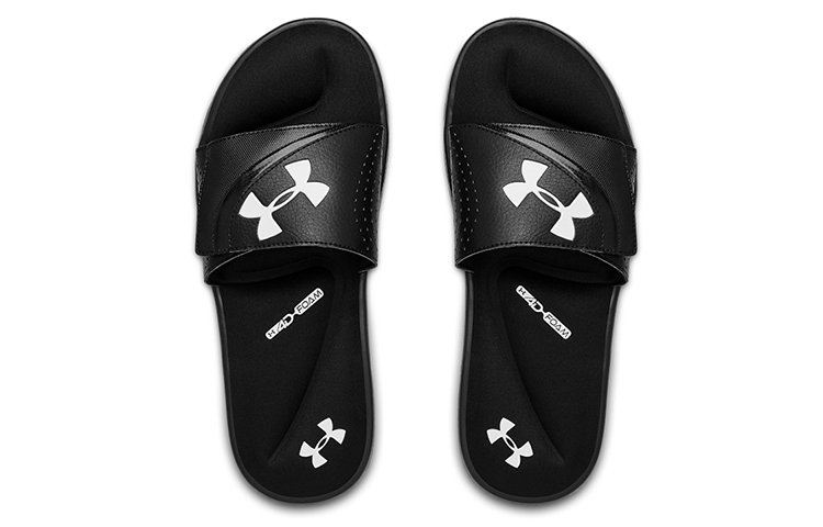 Purchase Under Armour Ignite 6 Slide ''Nero Bianco'' 3022711-003