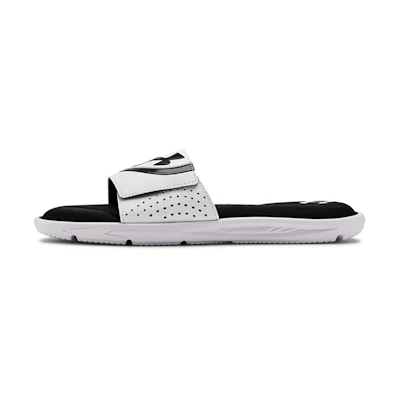 UA Ignite 6 Slide 'White Black'