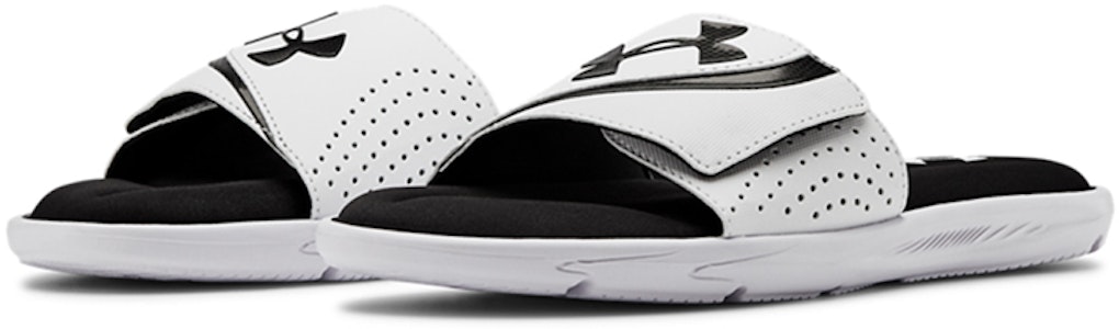 安德瑪 Ignite 6 拖鞋 '白色 黑色' 3022711-100 Lookbook 安德瑪 Ignite 6 拖鞋 '白色 黑色' 3022711-100