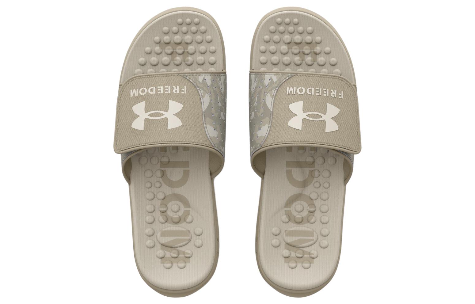 Lookbook Under Armour Ignite 7 Freedom Slide ''Camo Khaki'' 3026152-200