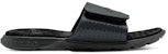 Under Armour Ignite 7 Graphic Strap Slide 'Kelabu Pitch Hitam' 3026025-100