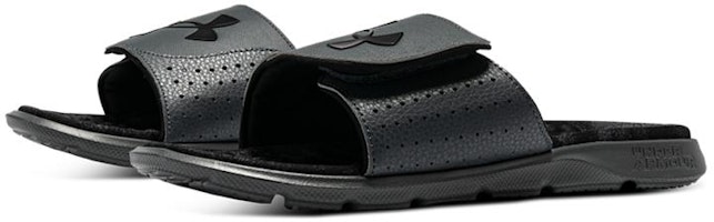 언더아머 이그나이트 7 그래픽 슬라이드 '피치 그레이 블랙' 3026025-100 Lookbook 언더아머 이그나이트 7 그래픽 슬라이드 '피치 그레이 블랙' 3026025-100