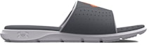 Order Under Armour Ignite 7 Slide 'Pitch Grey Orange' Sandal Lelaki Kelabu Jingga. 3026023-103