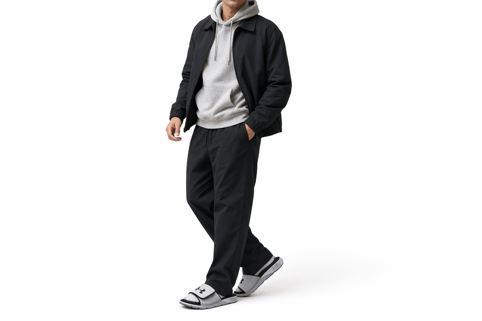 Order Under Armour Ignite 7 Slide ''Weiß Schwarz'' 3026023-100