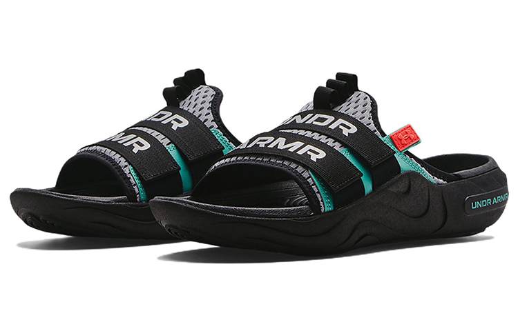 Lookbook Under Armour Alpha 運動拖鞋 黑灰