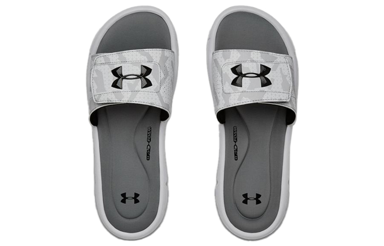 UA Ignite Bustle V Sandals Grey/White 圖 4