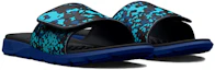 Lookbook Under Armour Ignite Pro Graphic Strap Slide ''Camo Bleu Glacier''. 3026024-401