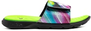 Order Under Armour Ignite Pro Graphic Strap Slide 'Holographic' - Selipar Holografik. 3026024-002