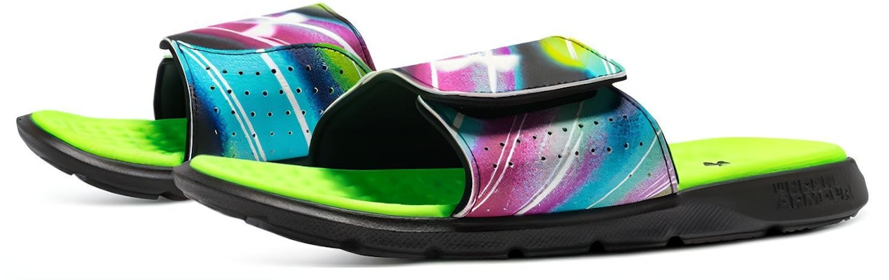 Under Armour Ignite Pro Graphic Strap Slide 'Holographic' 3026024-002 Lookbook Under Armour Ignite Pro Graphic Strap Slide 'Holographic' 3026024-002