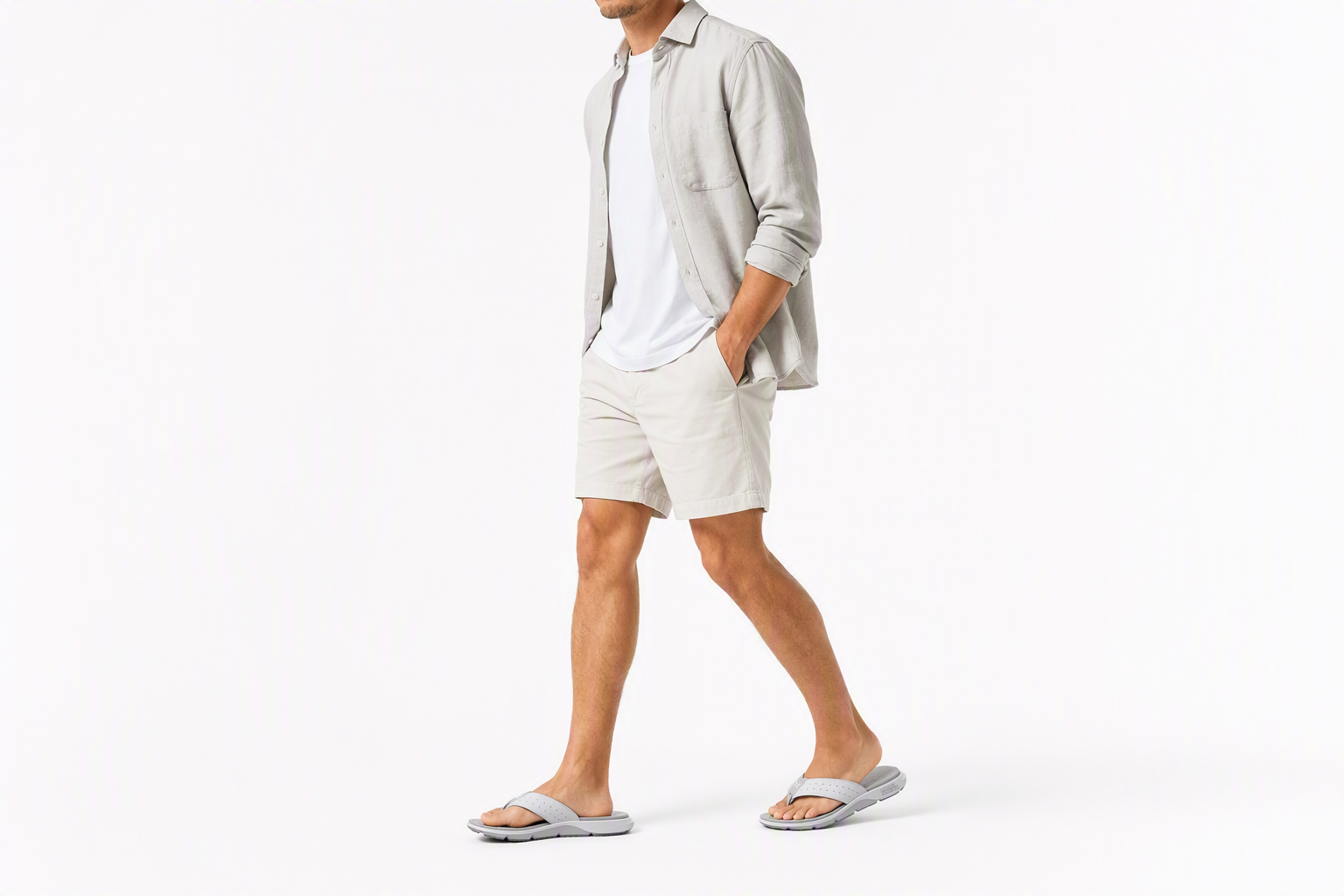 Order Under Armour Ignite Pro Sandal 'White Halo Grey' 3026026-100