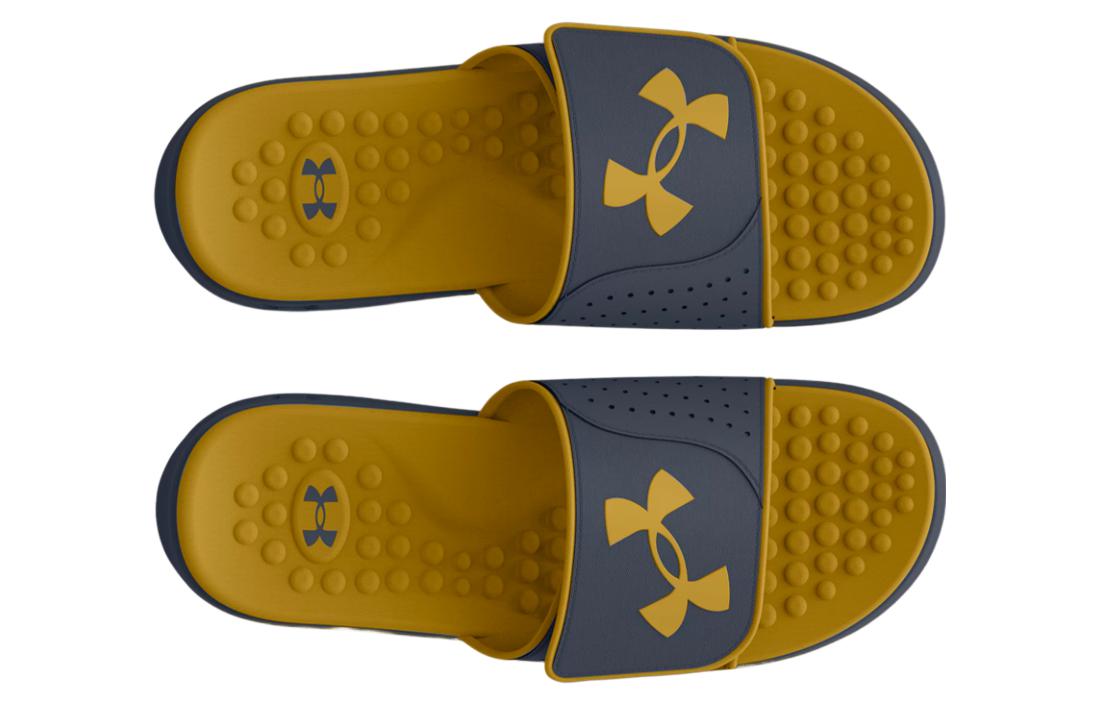 Shop Under Armour Ignite Pro Slide ''Downpour Grijs Geel'' 3026023-402