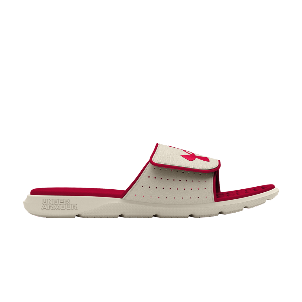 UA Ignite Pro Slide 'Summit White Inferno Red'