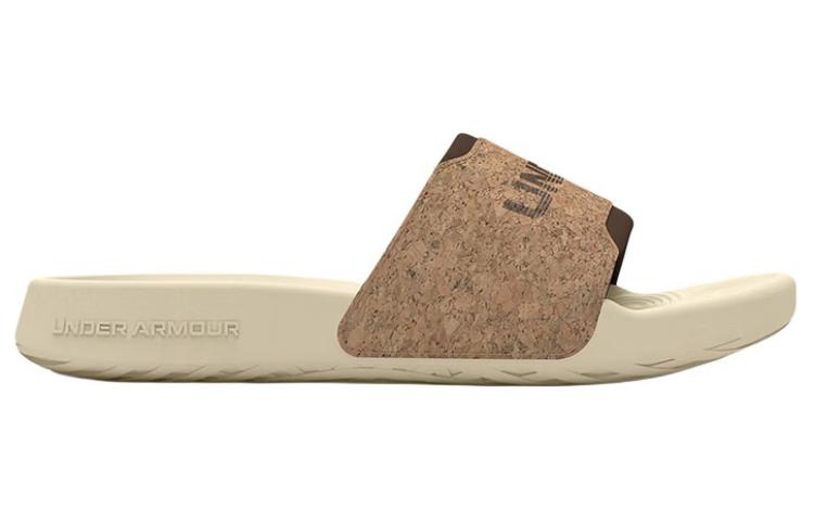 Order Under Armour Ignite Select Cork Slides 'Coklat' Sandal Pria 3027209-201