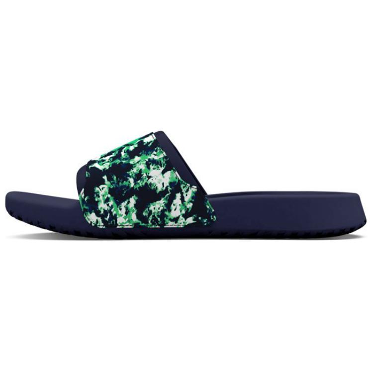 Buy Under Armour Ignite Select Graphic Slides 'Hitam Hijau' 3027220-401