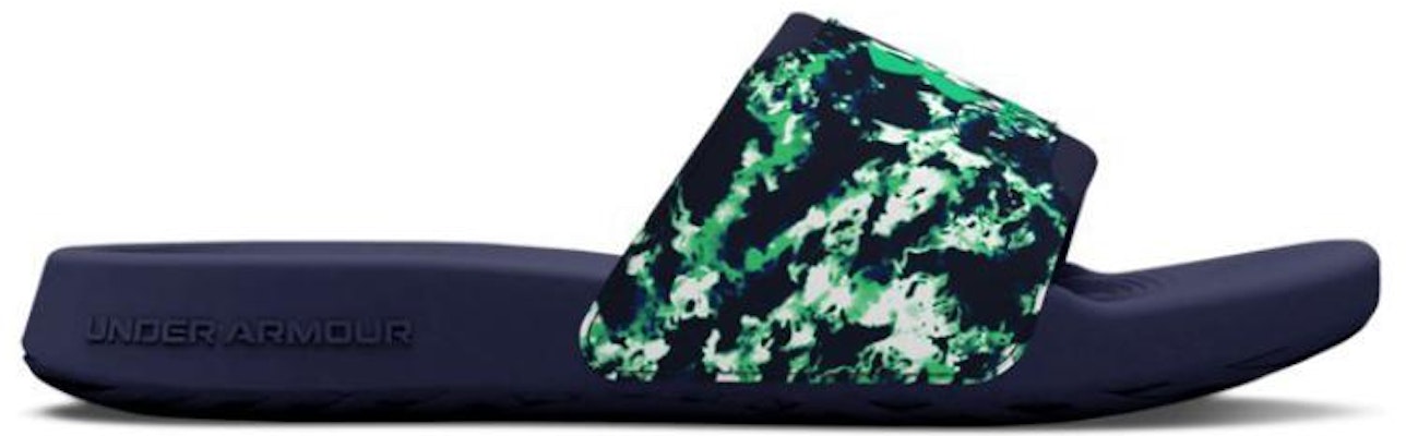 Under Armour Ignite Select Graphic Slides 'Black Green' 3027220-401 Order Under Armour Ignite Select Graphic Slides 'Black Green' 3027220-401