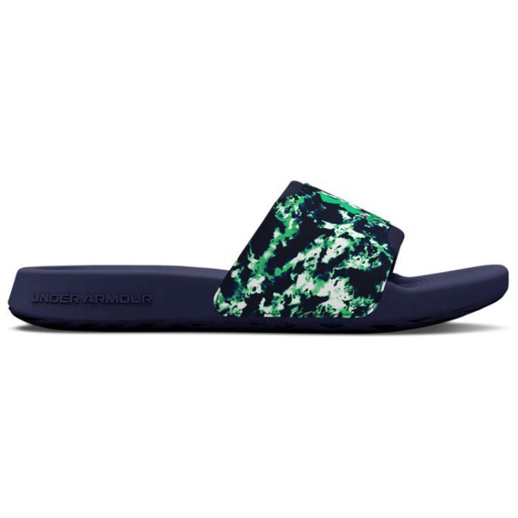 Order Under Armour Ignite Select Graphic Slides 'Black Green' 3027220-401