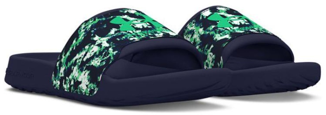 Under Armour Ignite Select Graphic Slides 'Black Green' 3027220-401 Lookbook Under Armour Ignite Select Graphic Slides 'Black Green' 3027220-401