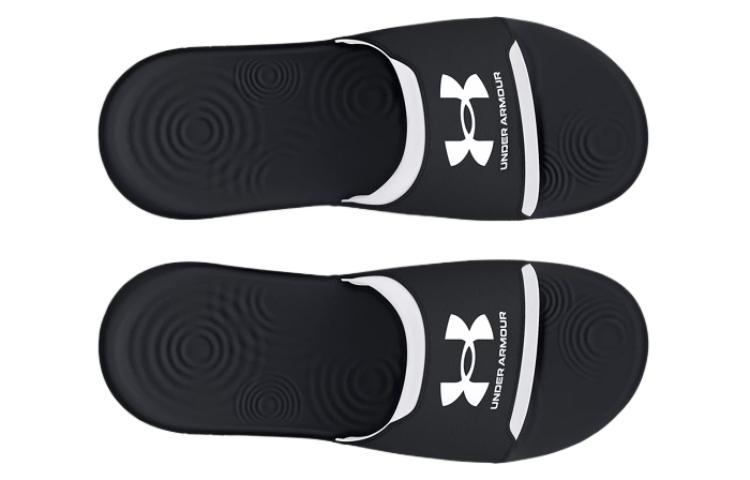 Shop UAイグナイト セレクト スライド (黒/白) 3027219-001