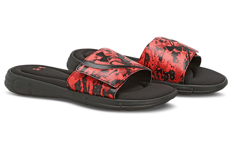 Lookbook 언더아머 이그나이트 VI 그래픽 블랙레드 (Under Armour Ignite VI Graphic Black Red - shortened) 3025903-001