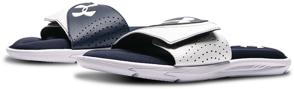 安德瑪 Ignite VI 軟底運動拖鞋 白藍 Lookbook 安德瑪 Ignite VI 軟底運動拖鞋 白藍