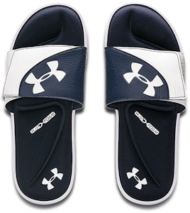 安德瑪 Ignite VI 軟底運動拖鞋 白藍 Shop 安德瑪 Ignite VI 軟底運動拖鞋 白藍