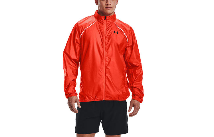 Under Armour Impasse 20 Waterproof Running Jacket Orange 1360732-296