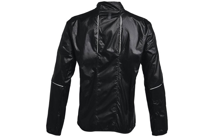 Lookbook 安德玛 Impasse 2.0 防水跑步夹克 黑色 男士运动外套 1360732-001