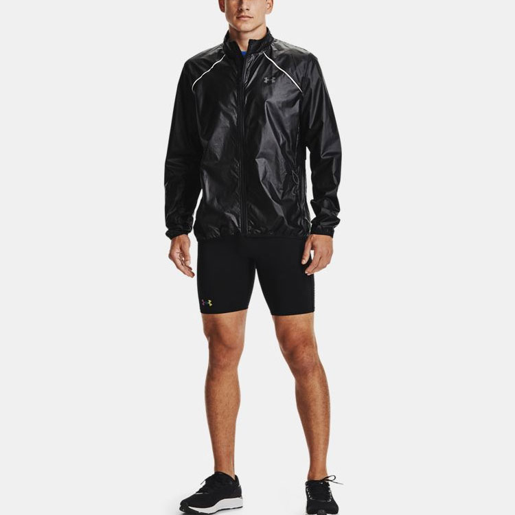 Shop 安德玛 Impasse 2.0 防水跑步夹克 黑色 男士运动外套 1360732-001