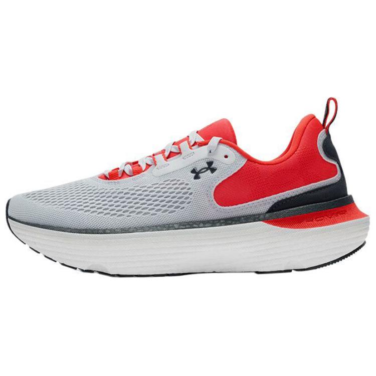 Under Armour Infinite Elite 2 Gray Red Running Shoes - Durable & Comfortable. 3028169-019