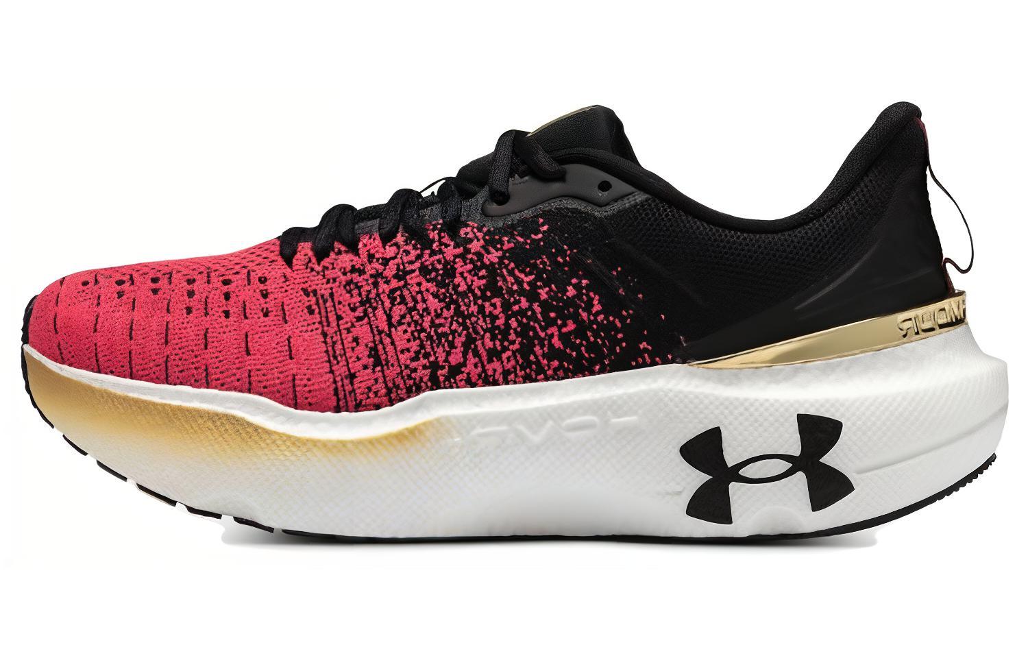 Under Armour Infinite Elite Black Red Low-Top Running Shoes Comfortable Men’s. 3027189-003