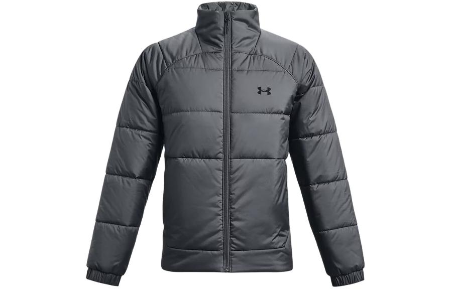 Under Armour Insulate Logo Printed Raglan Long Sleeve Jacket Men’s Pink/Grey 1364907-012