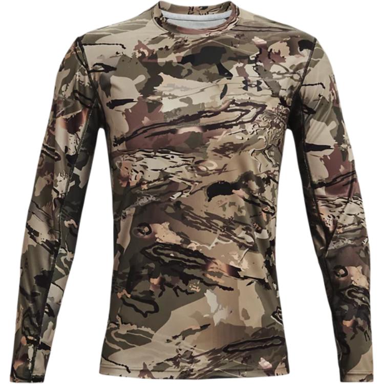 Under Armour Iso-Chill Camo Black  Cooling Crew Neck T-Shirt. 1361308-994
