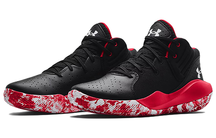 Lookbook Under Armour Jet ''21 ''Bred'' Basket Chaussures 3024260-002