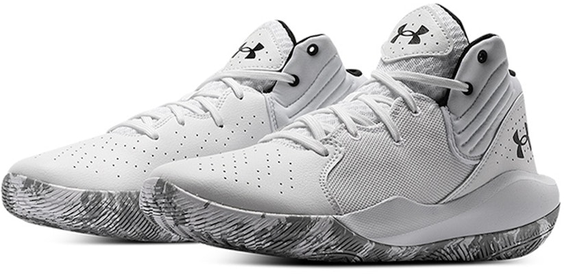 Under Armour Jet ‘21 耐磨防滑 中筒 實戰籃球鞋 男款 白灰 Lookbook Under Armour Jet ‘21 耐磨防滑 中筒 實戰籃球鞋 男款 白灰