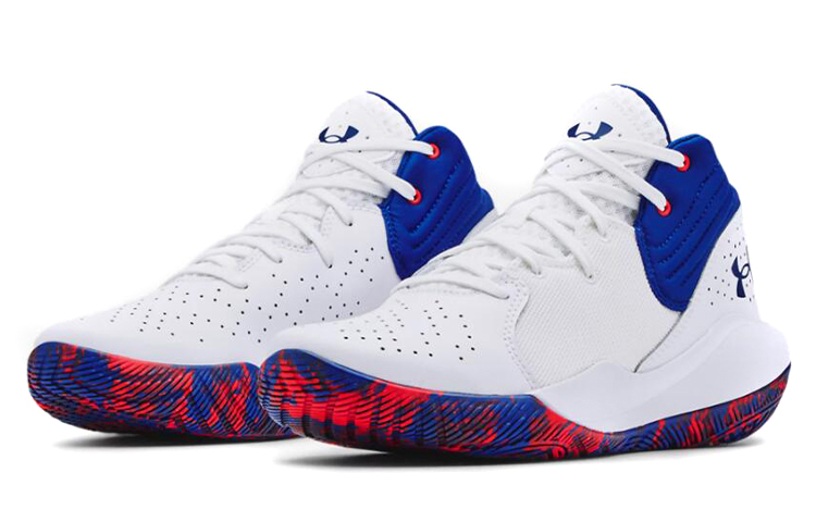 Lookbook Under Armour Jet ''21 ''Blanc Bleu'' 3024260-100