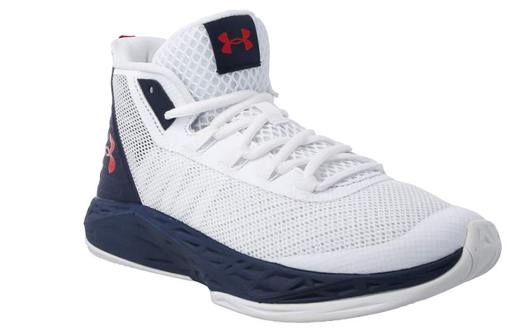 Lookbook Under Armour Jet Mid ''Weiß Marineblau'' 3020623-102