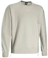 Under Armour L4L Elevated Fleece Crew Sweatshirt Pink Sand Grey 1387975-273 Under Armour L4L Elevated Fleece Crew Sweatshirt Pink Sand Grey 1387975-273