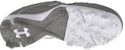 Under Armour Leadoff Low RM 'Baseball Grey' - Kasut Baseball Kelabu Lelaki. 3025589-101