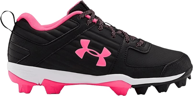 Grade School Under Armour Leadoff Low RM Jr Black Pink 3022072