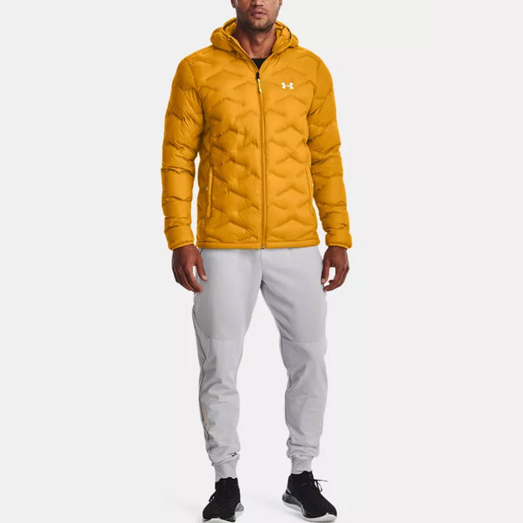Shop Under Armour Jaket Ringan Kuning Hoodie Musim Sejuk Lelaki. 1373461-782