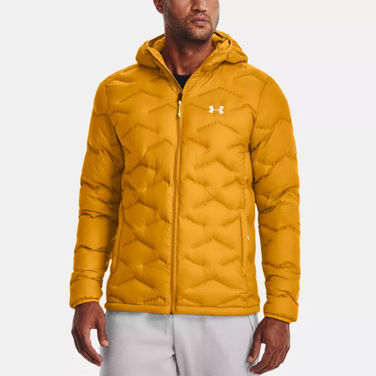 Purchase Under Armour Jaket Ringan Kuning Hoodie Musim Sejuk Lelaki. 1373461-782