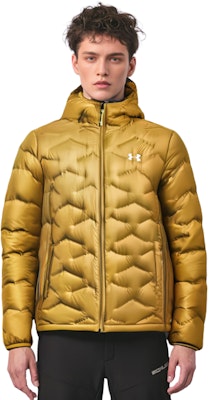 Under Armour Jaket Ringan Kuning Hoodie Musim Sejuk Lelaki. 1373461-782 1