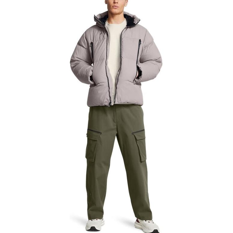 Shop Chaqueta de Plumas con Capucha Gris Under Armour Limitless - Cálida y Cómoda. 1384641-015