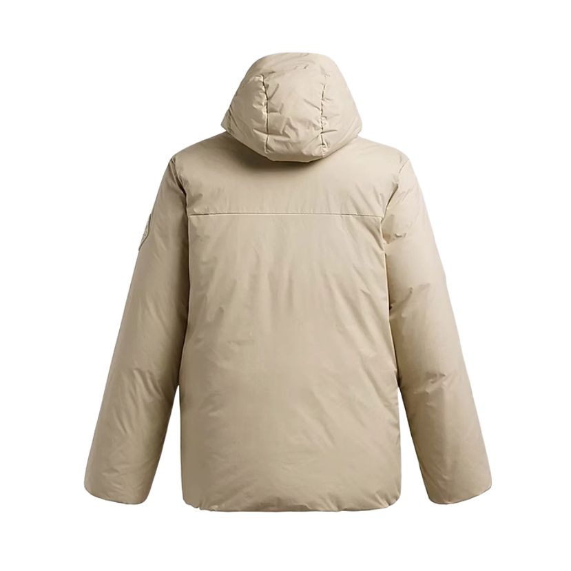 Lookbook Under Armour Limitless Down SS Jaket Hoodie Puffer Kasual Khaki. 1384651-290