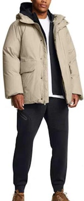 アンダーアーマー リミットレス ダウン SS ジャケット カジュアルフードパファーコート カーキ 1384651-290 Purchase アンダーアーマー リミットレス ダウン SS ジャケット カジュアルフードパファーコート カーキ 1384651-290