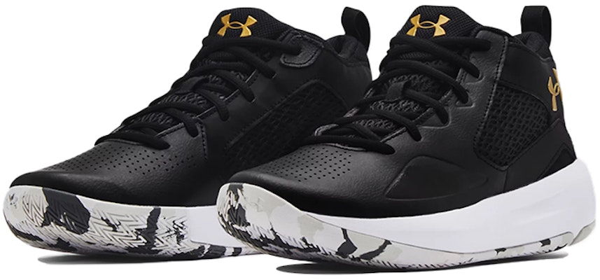 安德玛 Lockdown 5 '黑白'篮球鞋 3023949-003 Lookbook 安德玛 Lockdown 5 '黑白'篮球鞋 3023949-003