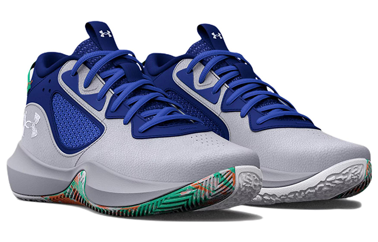 Lookbook Under Armour Lockdown 6 ''Royal Antifreeze Camo'' Herren-Basketballschuhe 3025616-100