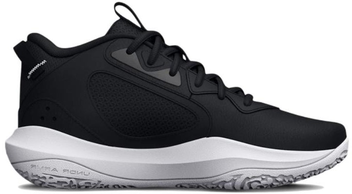 UAロックダウン6 バスケットシューズ (黒白) 3026537-001 Order UAロックダウン6 バスケットシューズ (黒白) 3026537-001