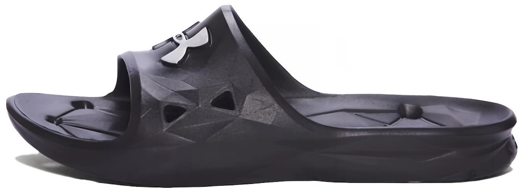 Under Armour Locker 3 Slides ''Zwart Zilver'' 1287325-001 Buy Under Armour Locker 3 Slides ''Zwart Zilver'' 1287325-001